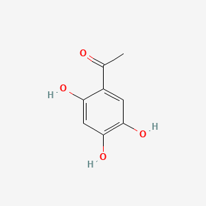 Struktur - 1-(2,4,5-Trihydroxyphenyl)ethanone, 97%