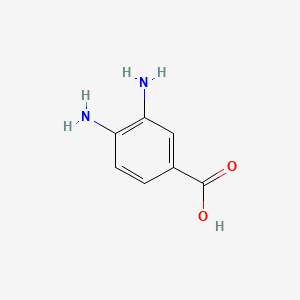 Struktur - 3,4-Diaminobenzoic acid, 97%