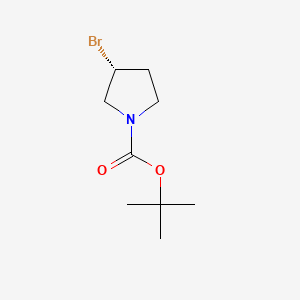 Struktur - (R)-1-Boc-3-bromopyrrolidine, 97%