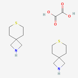 Struktur - 7-thia-2-azaspiro[3.5]nonane hemioxalate, 97%