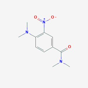 Struktur - 4-(Dimethylamino)-N,N-dimethyl-3-nitrobenzamide, 98%
