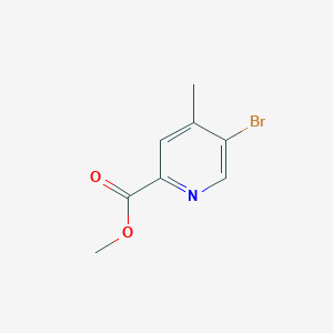 Struktur - Methyl 5-bromo-4-methylpicolinate, 96%