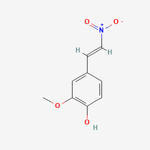 Struktur - 2-Methoxy-4-(2-nitrovinyl)phenol, 97% （E）