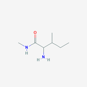 Struktur - 2-Amino-N,3-dimethylpentanamide, 95%