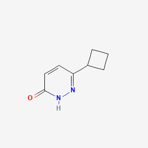 Struktur - 6-Cyclobutylpyridazin-3(2H)-one, 95%