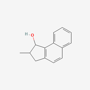 Struktur - 2-Methyl-2,3-dihydro-1H-cyclopenta[a]naphthalen-1-ol, 97%