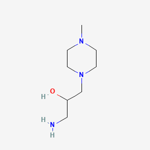 Struktur - 1-Amino-3-(4-methylpiperazin-1-yl)propan-2-ol, 97%