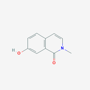 Struktur - 7-Hydroxy-2-methylisoquinolin-1(2H)-one, 98%