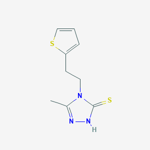 Struktur - 5-Methyl-4-[2-(thiophen-2-yl)ethyl]-4h-1,2,4-triazole-3-thiol