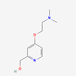 Struktur - {4-[2-(dimethylamino)ethoxy]pyridin-2-yl}methanol, (4-(2-(Dimethylamino)ethoxy)pyridin-2-yl)methanol