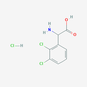 Struktur - 2-Amino-2-(2,3-dichlorophenyl)acetic acid hydrochloride