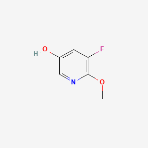 Struktur - 5-Fluoro-6-methoxy-3-pyridinol