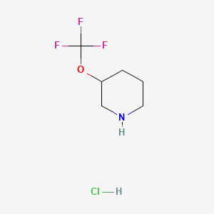 Struktur - 3-(Trifluoromethoxy)piperidine hydrochloride