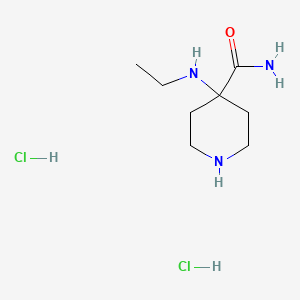 Struktur - 4-(Ethylamino)piperidine-4-carboxamide dihydrochloride, 95%