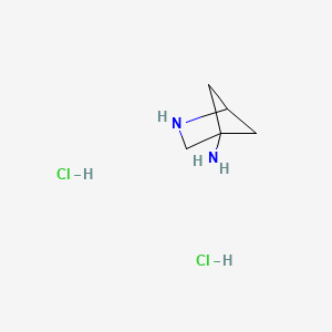 Struktur - 2-Azabicyclo[2.1.1]hexan-4-amine dihydrochloride, 95%