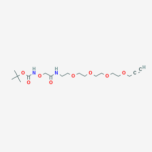 Struktur - Boc-aminooxy-amide-peg4-propargyl, 95%