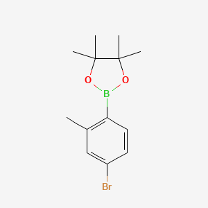 Struktur - 2-(4-bromo-2-methylphenyl)-4,4,5,5-tetramethyl-1,3,2-dioxaborolane, 98%