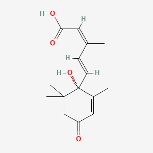 Struktur - Abscisic acid (Standard), (S)​-​(+)​-​Abscisic acid (Standard), ABA (Standard)