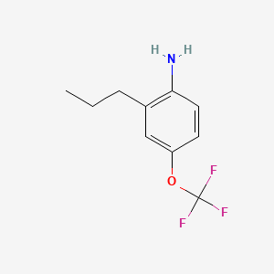 Struktur - 2-Propyl-4-trifluoromethoxy-phenylamine, 95%