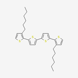 Struktur - 3,3'''-Dihexyl-2,2':5',2'':5'',2'''-quaterthiophene, 98%