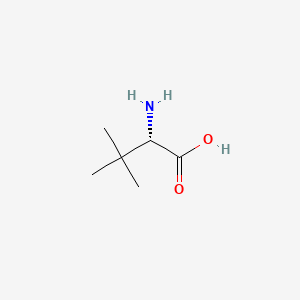 Struktur - H-L-Tle-OH. t-Leucine. 