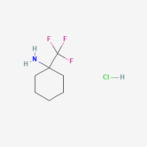 Struktur - 1-(Trifluoromethyl)cyclohexan-1-amine hydrochloride, 95%