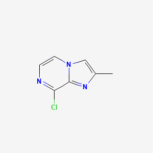 Struktur - 8-Chloro-2-methylimidazo[1,2-a]pyrazine, 98%