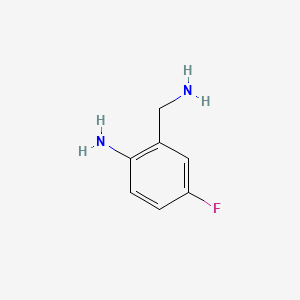 Struktur - 2-(Aminomethyl)-4-Fluoroaniline, 98%