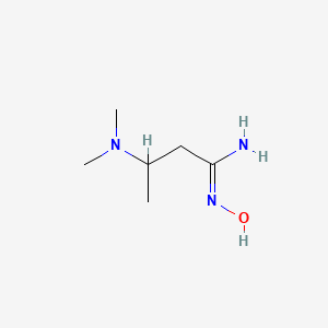 Struktur - 3-(Dimethylamino)-N'-hydroxybutanimidamide, 95%