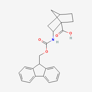 Struktur - 2-N-Fmocbicyclo[2.2.1]heptane-1-carboxylic acid, 95%