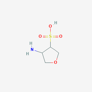 Struktur - 4-Aminooxolane-3-sulfonic acid, 95%