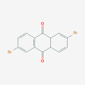 Struktur - 2,6-Dibromoanthracene-9,10(4aH,9aH)-dione