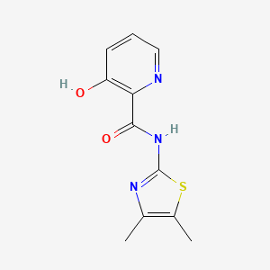 Struktur - N-(4,5-Dimethylthiazol-2-yl)-3-hydroxypicolinamide