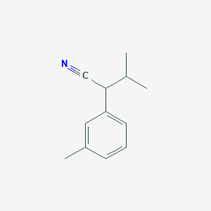 Struktur - 3-Methyl-2-(3-methylphenyl)butanenitrile