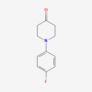 Struktur - 1-(4-Fluorophenyl)piperidin-4-one, 1-(4-FLUORO-PHENYL)-PIPERIDIN-4-ONE