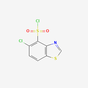 Struktur - 5-Chloro-1,3-benzothiazole-4-sulfonyl chloride
