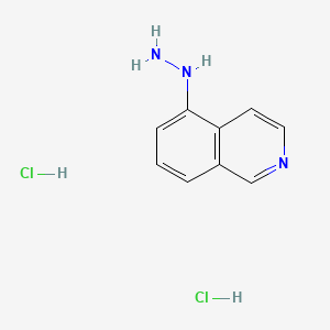 Struktur - 5-Hydrazinylisoquinoline dihydrochloride