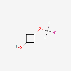Struktur - trans-3-(Trifluoromethoxy)cyclobutanol