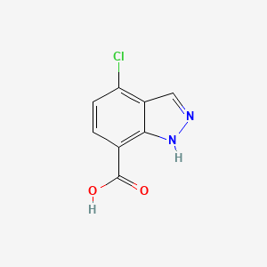 Struktur - 4-Chloro-1H-indazole-7-carboxylic acid