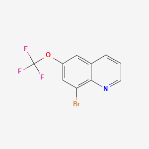 Struktur - 8-Bromo-6-trifluoromethoxyquinoline, 97%