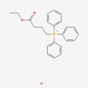 Struktur - [3-(Ethoxycarbonyl)propyl]triphenylphosphonium bromide, 97%