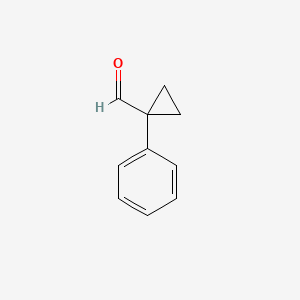 Struktur - 1-Phenylcyclopropanecarbaldehyde, 96%