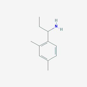 Struktur - 1-(2,4-Dimethylphenyl)propan-1-amine, 95%