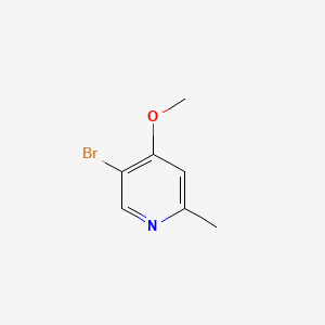 Struktur - 5-Bromo-4-methoxy-2-methylpyridine, 95%