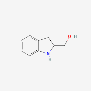 Struktur - 2,3-Dihydro-1h-indol-2-ylmethanol, 97%