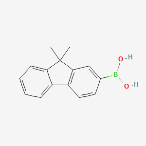 Struktur - 9,9-Dimethyl-9h-fluoren-2-ylboronic acid, 97%