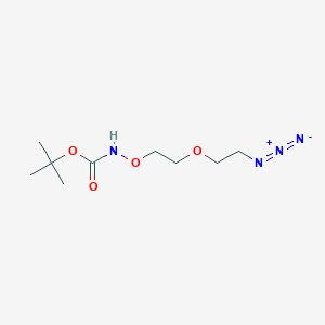 Structure - Boc-Aminooxy-PEG1-azide