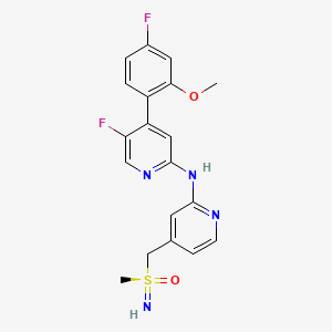 Structure - Enitociclib, (+)-BAY-1251152, (+)-VIP152, (S)-Enitociclib