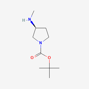 Structure - 1-N-Boc-3-(S)-(methylamino) pyrrolidine, 98%