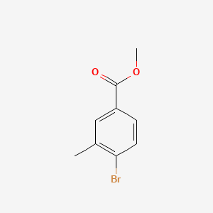 Structure - Benzoic acid, 4-bromo-3-methyl-, methyl ester, 97%